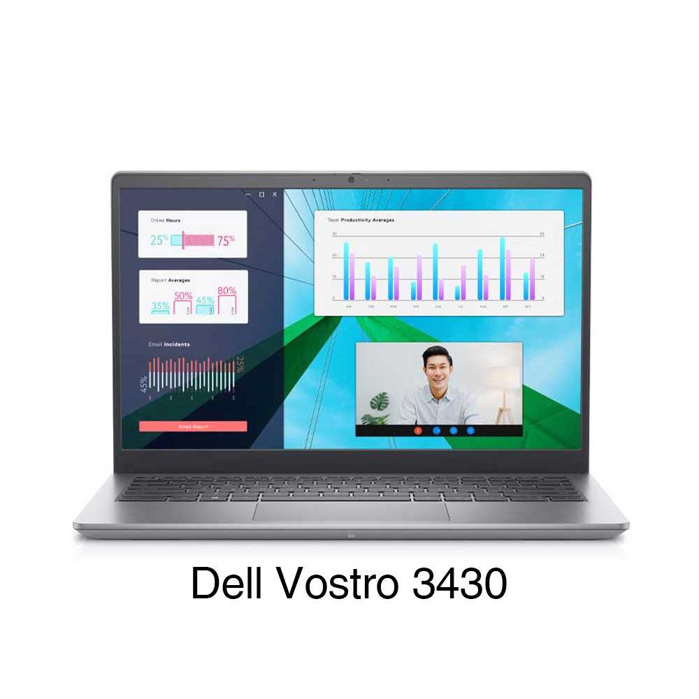 Dell Vostro 3430 INTELCORE I5-1335U, 14.0INCH FHD/ 1X8G/ 512GB SSD/ 3 CELL-41WHR/ UBUNTU 22.04 LTS, 01Y