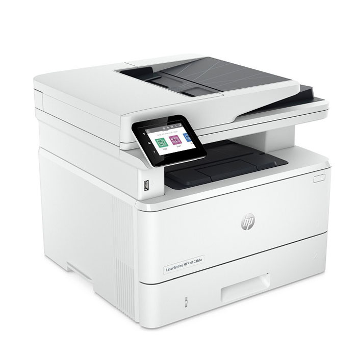 Multifunction black and white laser printer: HP 4103fdw 2Z629A (A4 | Duplex printing | 2-sided ADF scanning | Copy | Fax | USB | LAN | WIFI) - Image 2