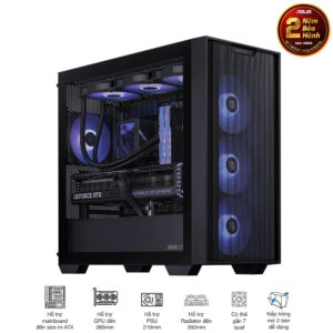 Case ASUS A21 Black (Matx, Black)